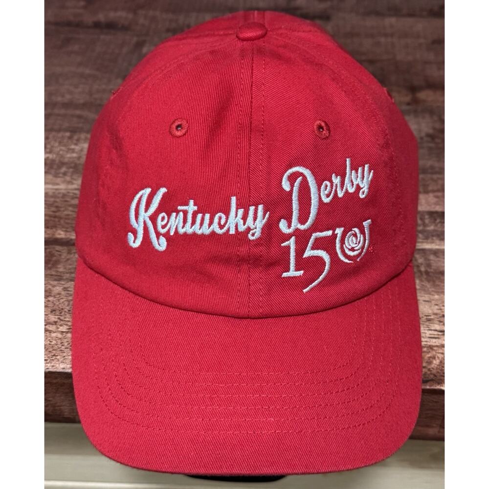 Kentucky Derby 150th Anniversary Hat Red NWOT